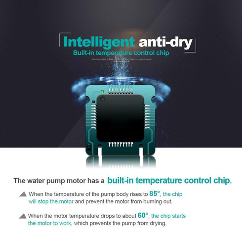 Upettools Submersible Water Pump, Ultra Silence Circulation Multifunctional Water Pump with Handle for Pond, Aquarium, Hydroponics, Fish Tank Foun...