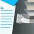 12 Pieces 1 Inch Hold Down Brackets Clear Plastic Hooks Blind Holder Replacements for 1 Inch Mini Horizontal Blinds Shades Windows Doors...