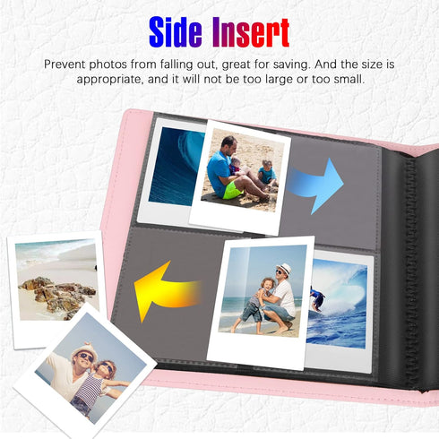 288 Pockets Photo Album for Fujifilm Instax Square SQ1 SQ6 SQ10 SQ20 Instant Camera, Fujifilm Instax SP-3 Mobile Printer, Extra Large Picture Albu...
