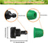 1/4 Inch Drip Irrigation Fittings, Lock Barbed End Caps for ¼ in. Tubing, 30 Pieces Barbed End Plugs Drip Parts Locked End Cap Connectors, Drip Li...