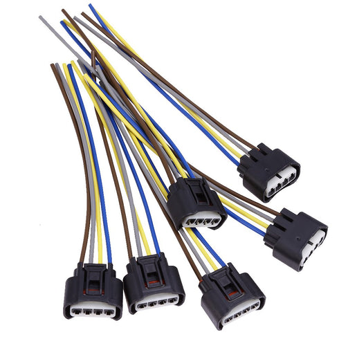 90980-11885 Ignition Coil Connector Plug Harness Replacement for Toyota Lexus 4-Way Female (Pack of 6)...