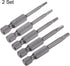 10pcs TA1.8-TA3.0 Triangle Screwdriver Bit 1/4" Hex Shank 2" Length Magnetic Tri-angle Screw Driver Power Tool...