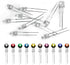 LEDs, Single LED Light LED Diode Lamp DIY Kit with Warm White Red Green Blue Yellow Green Pink UV Purple Orange Clear Transparent Lens Mini Bulbs ...