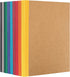 EOOUT 26 Pack A5 Kraft Notebooks, Composition Notebooks, Lined Journals Bulk with Rainbow Spines, 10 Colors, 60 Pages Lined Paper for Kids, Women ...