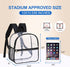USPECLARE Clear Backpack for Stadium Approved 12×6×12, Water proof Clear Bag for Stadium Events and Concert Work Sport Event...