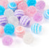21Pcs Acrylic Disco Ball Sugar Beads 16mm Cute Focal Beads Chunky Candy Bubblegum Beads Pink Blue for Crafts DIY Beadable Pens Bracelets Jewelry M...