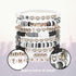 FUNTE 9PCS Black Friendship Bracelets 9pcs Black Gray Friendship Bracelets 2024 Singer New Album Name Inspiration Bracelet For Music Fans And Frie...