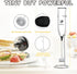 DOUBLE WHISK Powerful Milk Frother Handheld Foam Maker, Mini Whisk Drink Mixer Blender for Coffee, Cappuccino, Latte, Matcha, Hot Chocolate, With ...