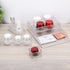 acDesign 5-Piece Stackable Clear Drawer Organizer Set, 5-Size Vanity Drawer Organizers, Plastic Desk Drawer Organizer Trays for Bedroom, Kitchen, ...
