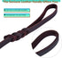 Genuine Leather Dog Leash - Heavy Duty Dog Training Leashes for Large Breed Dogs and Medium Dogs - 4FT / 5FT / 6FT Long with Color Black and Brown...