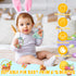 Baby Silicone Teething Toys - 2Pcs Chick and Butterfly Teething Ring Teether Toys Baby Soft Teethers Toddler Teething Chew Toys Keepsake Baby Gift...