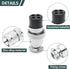 2 Sets Aviation Connector 4P 10A GX20-4 Waterproof Metal Male Female Wire Panel Power Chassis Fittings Connector Aviation Plug Silve...