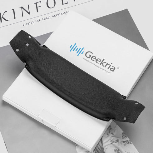 Geekria Protein Leather Headband Pad Compatible with HyperX Cloud Stinger 2, Headphones Replacement Band, Headset Head Top Cushion Cover Repair Pa...