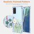 Phone Case for Galaxy Note 20 5G Case, Samsung Note 20 SM-N981U Case, Clear Case Flower Garden Patterns Protective Phone Cover for Samsung Galaxy ...
