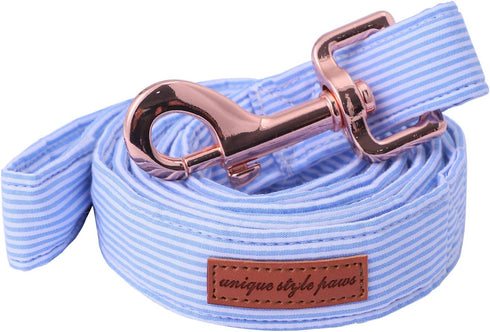 Unique style paws Durabel Dog Leash Matching Collar 6 Colors and 3 Size Soft and Comfy Handle for Dogs and Cats...