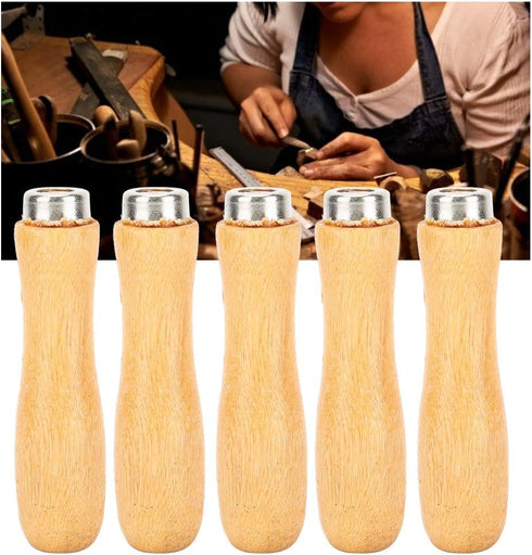 Wood Handle, Wooden File Handle Jewelry Tool Replacement Accessories File Accessories for File Cutting Tool Craft...