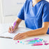 16 Pcs Nurse Beaded Pens Nurse's Day Plastic Ballpoint Pens with 72 Pcs Multicolor Beads Assorted Spacer Beads Nurse Appreciation Graduation Gift ...