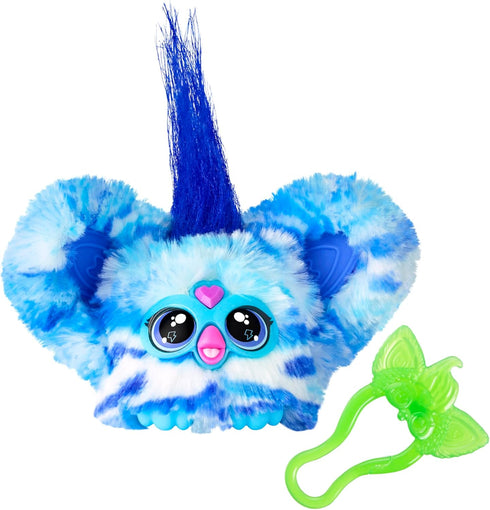Furby Furblets Ooh-Koo Mini Friend, 45+ Sounds, Rock Music & Furbish Phrases, Electronic Plush Toys for Girls & Boys 6 Years & Up, Blue & White...