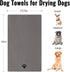 Microfiber Dog Towels for Drying Dogs, Super Absorbent and Soft Pet Grooming Towel, 40 Inch X 23.6 Inch, Perfect Dog Shower & Bath Supplies for La...