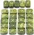SUNYIK Natural Green Jade Rune Stones Set with Engraved Elder Futhark Alphabet Lettering Polished Healing Crystal Kit...