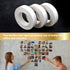 3 Rolls Thin Double-Sided Tape for Crafts, Arts, Scrapbooking,Photography, Paper Backing, Tear-by-Hand,0.4-in by 43-ft...