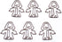 Jesus Christ Shaped Paper Clips Great for Paper Clip Collectors or Religious Gift - Comes in Round Tin with Lid and Gift Box (100 Count Brown)...