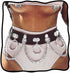 Nicute Punk Leather Chain Belt Black Goth Waist Chain Rave Body Chain Accessories for Women...