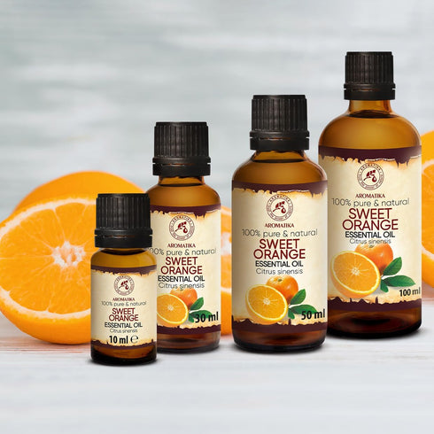 Orange Essential Oil 1.7 Fl Oz - Citrus Sinensis - Brasil - 100% Pure & Natural - Bathing - Body Care - Beauty - Cosmetics - Relaxation - Massage ...