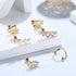 YADOCA 24PCS 16G Cartilage Earring for Women Men Surgical Steel Cartilage Stud Earring Hoop Set Lip Rings CZ Opal Hypollergenic Screw Back Earring...
