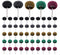 50/100/200pcs Abrasive Wheel, 1" Buffing Polishing Wheels, Metal Polishing Compound for Rotary Tools-1/8"(3mm) Shank, 120 Grit, 180 Grit, 320 Grit...