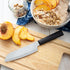 Rada Cutlery Cook’s Utility Knife (W240), 4.75" Stainless Steel Hollow Ground Blade, Made in USA, Black Handle...