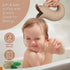 Baby Bath Rinse Cup, Silicone Shampoo Washing Rinse Cup for Kids, Bath Rinse Cup with Handle (Cambridge Blue)...