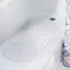 iDesign Circlz PVC Suction Non-Slip Bath Mat for Shower, Bathtub, Stall, Bathroom, 27.2" x 15.4" x .3" - Clear...