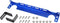 X AUTOHAUX Universal Oil Cooler Mounting Bracket Kit 330mm Aluminum Alloy Engine Oil Cooler Radiator Adapter Kit Oil Cooler Bracket Kit Blue...