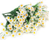 Artificial Daisies Flowers Outdoor UV Resistant 4 Bundles Fake Foliage Greenery Faux Plants Shrubs Plastic Bushes for Window Box Hanging Planter F...