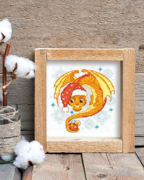 RIOLIS Counted Cross Stitch kit 2141 Dragon Tea Time...