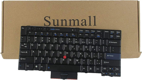 T410 Keyboard, New Laptop Keyboard with Pointer Compatible with Lenovo ThinkPad t410 t420 t510 t520 x220 t400 t420s US Layout Black...