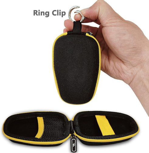 Case Compatible with DEWALT Wearable Bluetooth Speaker, Travel Case for Noxgear 39g Wearable Bluetooth Speaker, Magnetic Clip-On Mini Speaker Stor...
