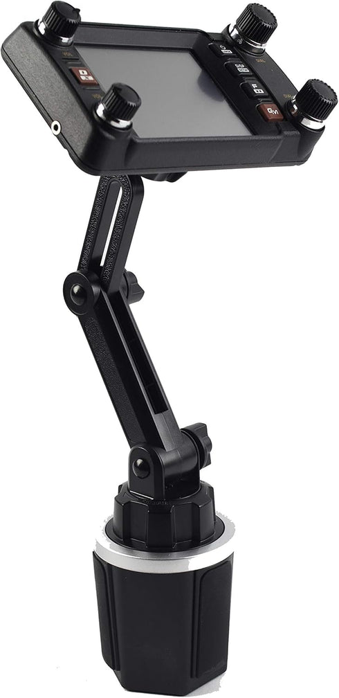 Lido Yaesu FTM-100 FTM-200 FTM-300 FTM-350 FTM-400 FTM-500 FT-891 Cup Holder Mount with Height Adjustment...