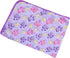 Pet Blanket Soft Fluffy Fleece Pet Mat Doggy Flannel Blanket Dog Cat Cute Paw Print Pet Blankets Purple Paw Small(23 * 16")...