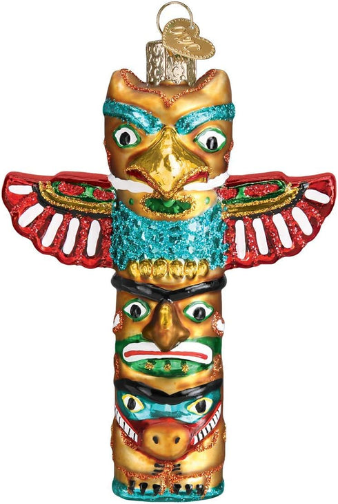 Old World Christmas Totem Pole Ornament, Multi...