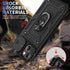 Case for iPhone 13, Camera Cover Phone Case with Rotation Ring Stand for Apple iPhone 13 - Black...