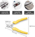 DOWELL Flush Cutter Micro Wire Cutters 5 Inch Stainless Steel Side Cutting Pliers Tools Precision Cutter for Soft Wires...