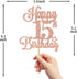 Happy 15th Birthday Cake Topper, Cheers to 15 Years, Hello 15, 15th Birthday Anniversary Party Decorations Rose Gold Glitter....