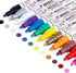 Oil Based Paint Pen, Permanent Paint Marker: Quick-Dry, Waterproof Marker Set of 12 for Rock Painting, Glass, Fabric, Ceramic, Wood, Metal, Mug, P...