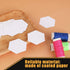 Paper Piecing Paper for Quilting, 300Pcs Hexagon Quilting Template, White Paper Piecing Patterns Sewing Supplies Quilting Accessories Hex Paper fo...