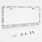 Tchipie 1 Pack Bling Rhinestone License Plate Frames, Bedazzled Sparkly Cute Diamond Car License Plate Frame, Glitter Crystal Tag Caps, Stainless ...