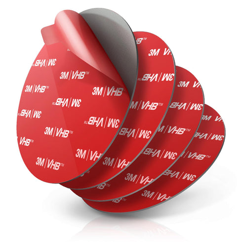 volport Sticky Adhesive Replacement for Dashboard Suction Cup Mount, 80mm (3.15") 4pcs 3M VHB Circle Double-Sided Extra Strong Adhesive Sticker Ta...