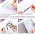 3D Starring Sky Budget Binder A6 Planner Money Saver with Zipper Cash Envelopes Sheet and Stickers for Budgeting -004PP...
