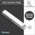 HolYudaica Lucite Mezuzah Case with Jerusalem Wall Decoration, fit up to 5inch / 12cm Mezuzah Scroll (Scroll Not Included), Waterproof Cace Protec...